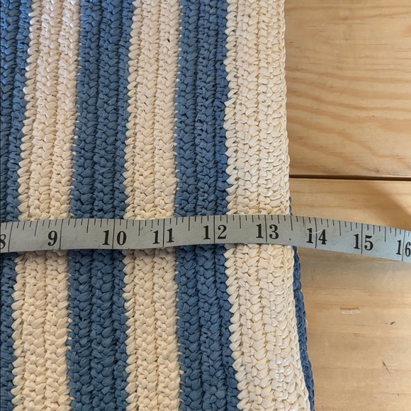 NWT Loeffler Randall blue stripe radiation book bag - Picture 8 of 10